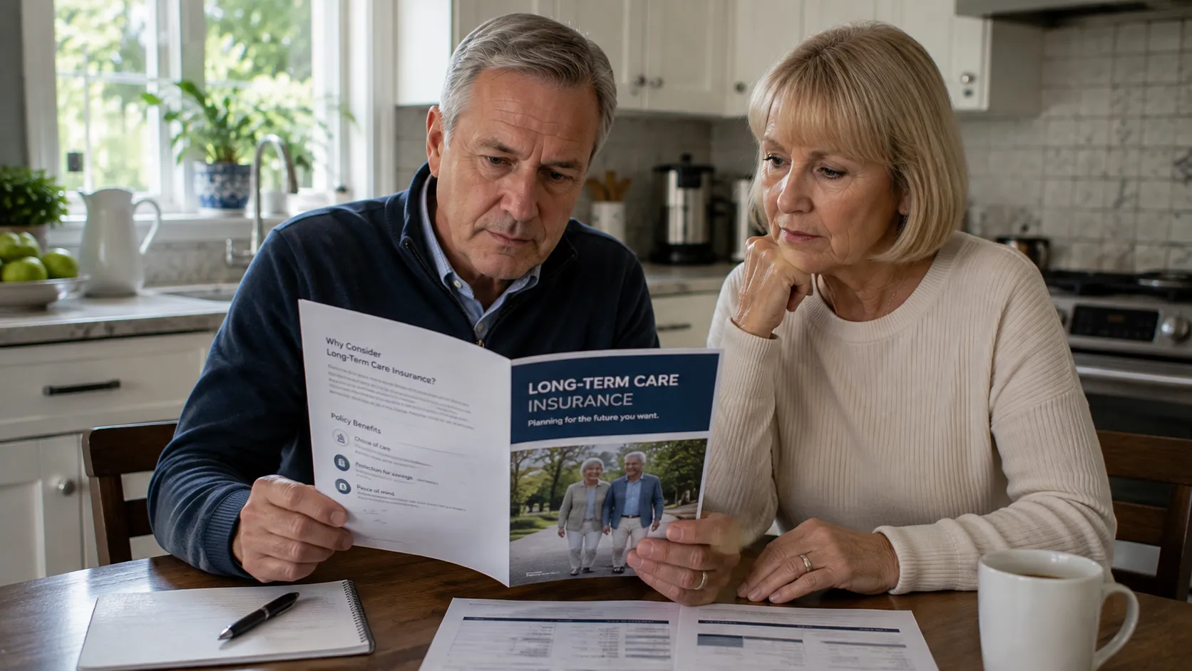 Caregiver assisting senior with long-term care needs