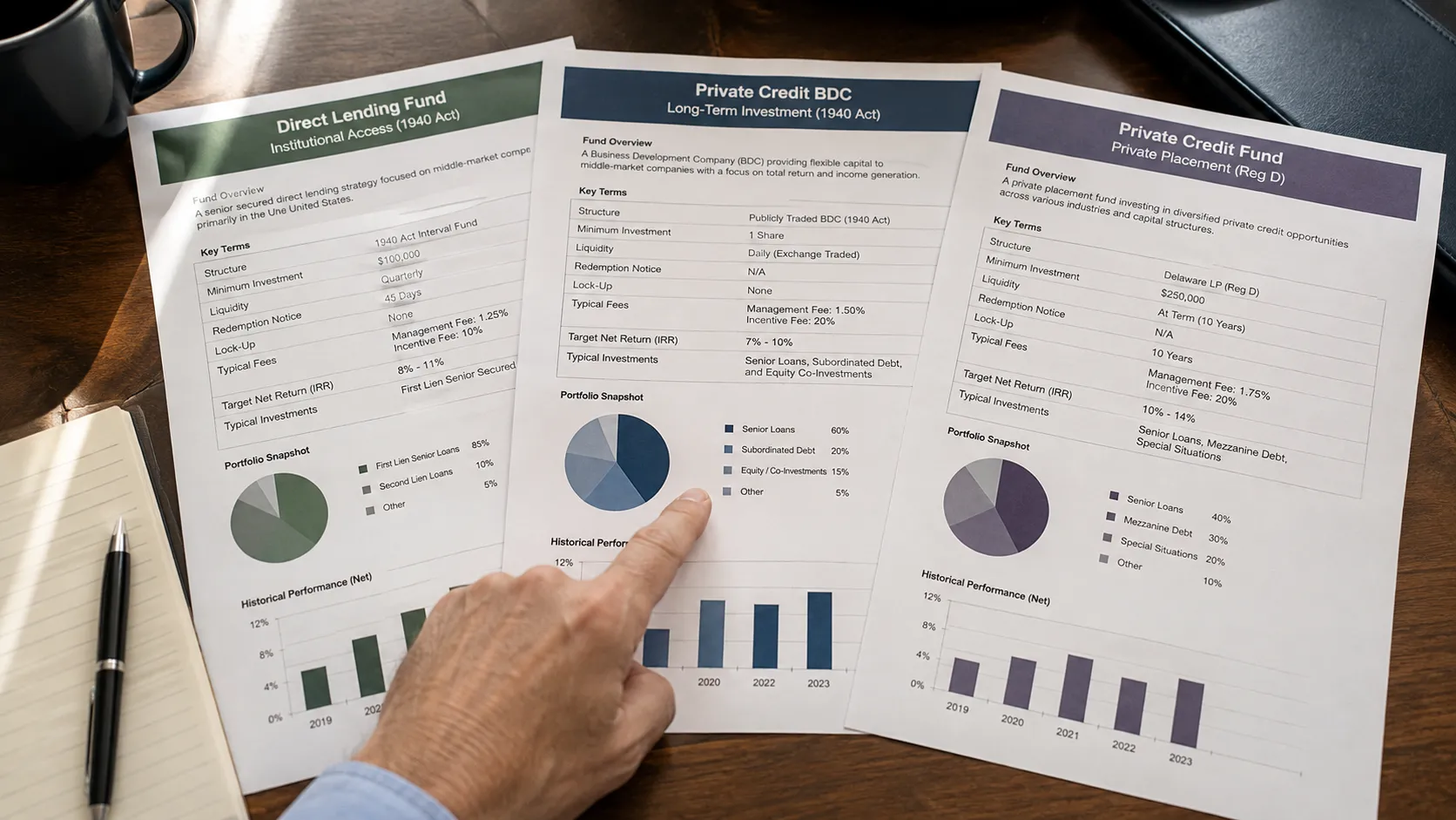BDC, interval fund, and evergreen fund access structures compared